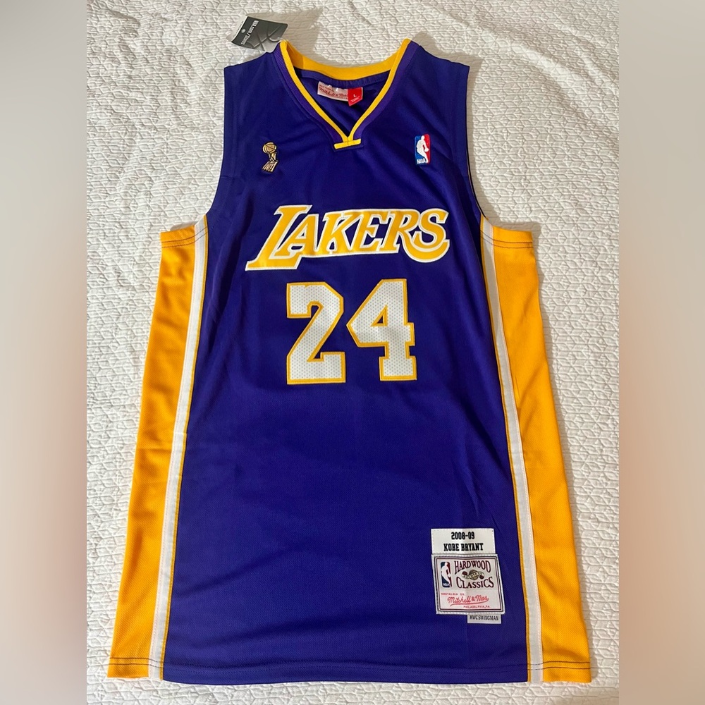 Mitchell & Ness Lakers Purple and Gold Jersey